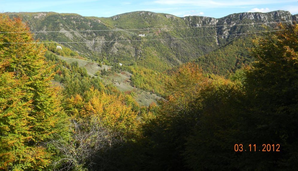 Llenga hydroelectric plant landscape